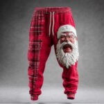 Mens Stylish Casual Printed Drawstring Sweatpants - Image 3