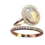 Alloy-inlaid Ring For Womens Accessories - Image 2