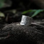 Retro Distressed-style Fashion Ring With An Adjustable Opening