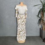 Sequined Embroidered Maxi Dress Slim-fit Fishtail Skirt Evening Gown - Image 7