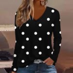 Summer Womens Casual Long-Sleeve Printed Top - Image 3