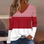 Summer Womens Casual Long-Sleeve Printed Top - Image 6