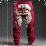Mens Stylish Casual Printed Drawstring Sweatpants - Image 2