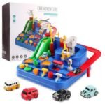 Cars Pass Through Big Adventure Parking Lot Rail Car Toy Car Track Kids Toy - Image 6