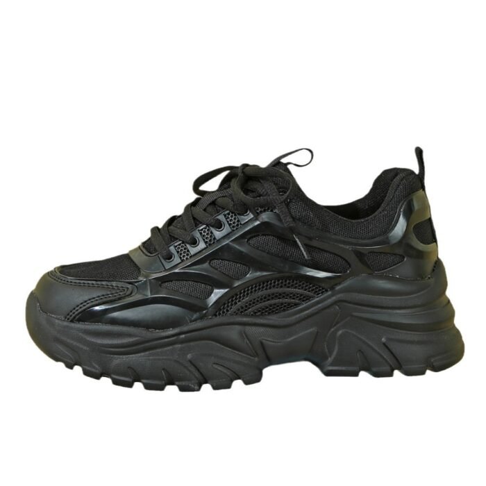 Trendy Thick Bottom Height Increasing Breathable Comfortable Four Seasons Leisure Sneaker - Image 5