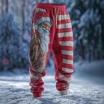 Mens Stylish Casual Printed Drawstring Sweatpants