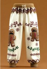 Mens Stylish Casual Printed Drawstring Sweatpants - Image 4