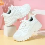 Trendy Thick Bottom Height Increasing Breathable Comfortable Four Seasons Leisure Sneaker - Image 6