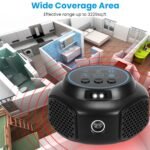 1Pc 360 Degree Ultrasonic Mice Repellent Indoor Rodent Repeller Rat Squirrel Rodent Chaser With 3 Modes 2 Strobe Lights For Kitchen Warehouse - Image 7