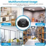 1Pc 360 Degree Ultrasonic Mice Repellent Indoor Rodent Repeller Rat Squirrel Rodent Chaser With 3 Modes 2 Strobe Lights For Kitchen Warehouse - Image 9