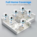 6 Pack 32-120KHz Ultrasonic Insect Repellent Indoor Plug In Bug Repellent Mosquito Roaches Mice Control With 3 Modes For Bedroom Garage Warehouse Office For Spring Summer - Image 4